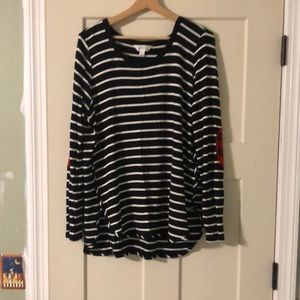 Long sleeve striped shirt